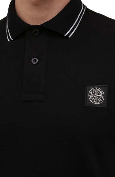 Хлопковое поло STONE ISLAND, арт. 101522S18, фото 5