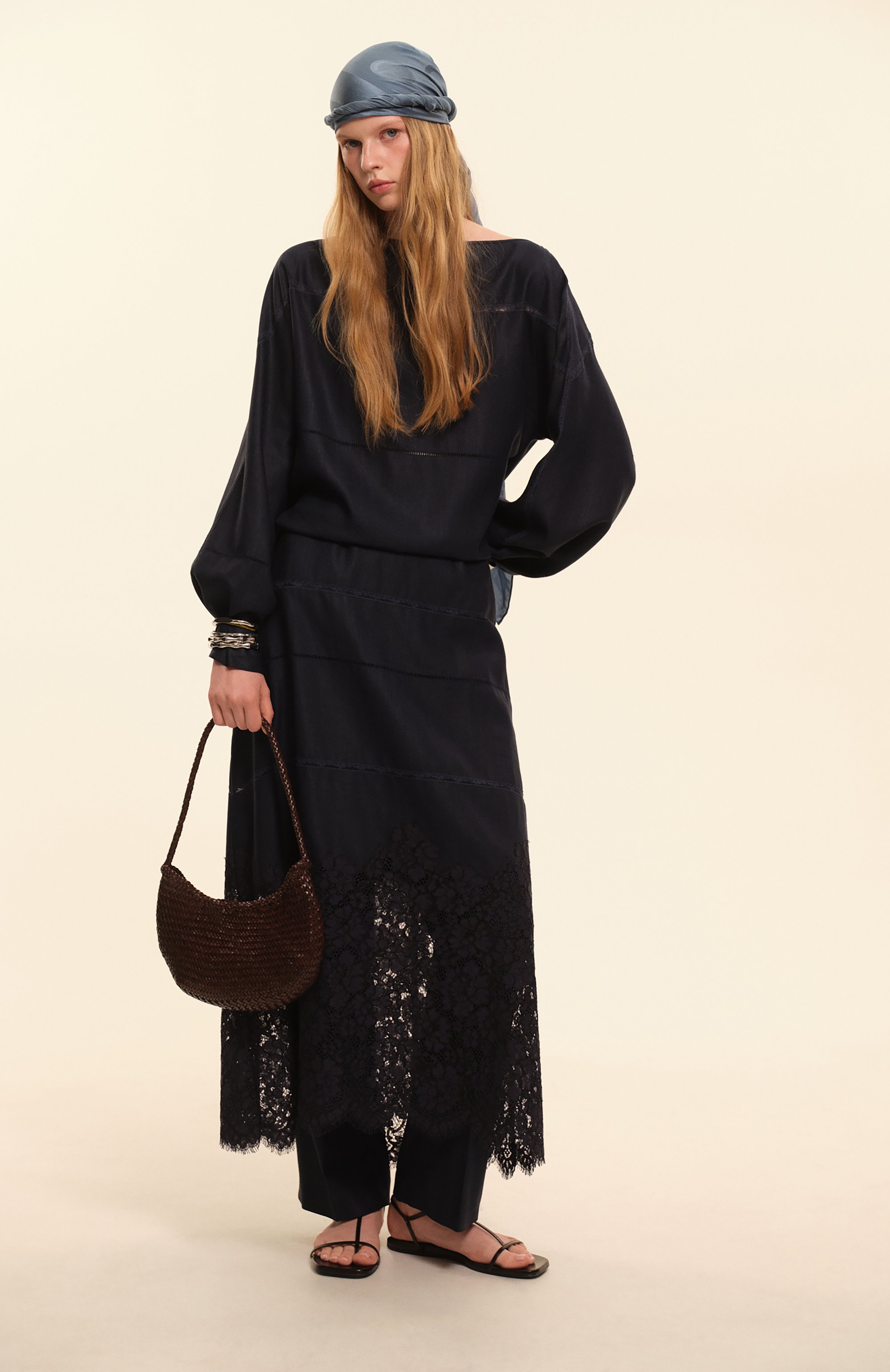 Платье изо льна и шелка MVST, арт. 25E/X2P/0/H021/5546, фото 7