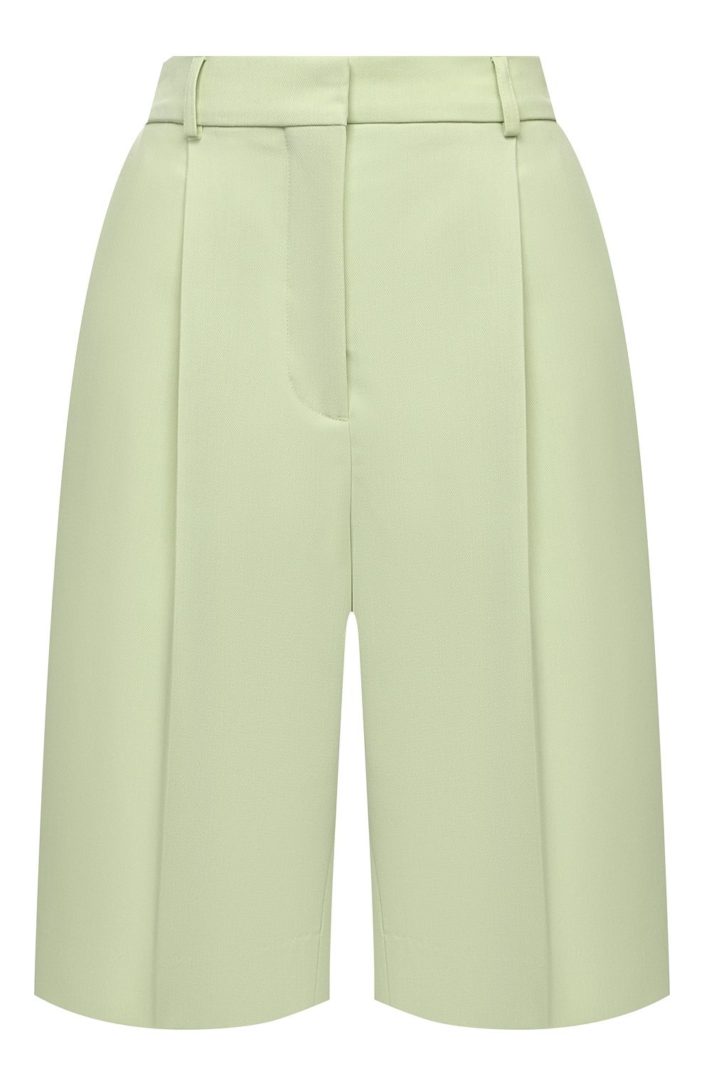 Шерстяные шорты ACNE STUDIOS зеленого цвета по цене 36250 руб., арт. AE0038, фото 1 Шерстяные шорты ACNE STUDIOS, арт. AE0038, фото 1