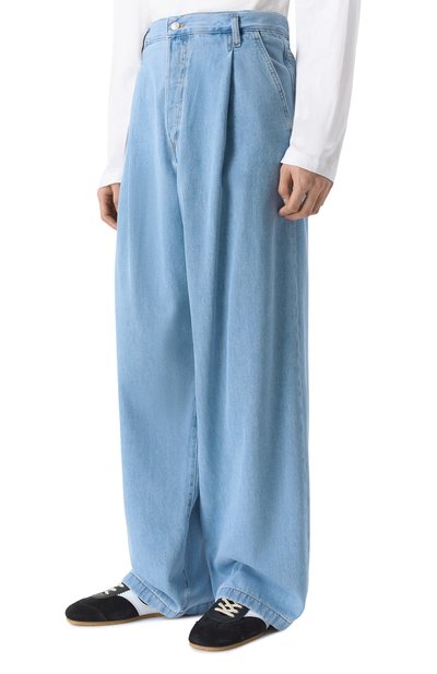 Джинсы DRIES VAN NOTEN голубого цвета по цене 61800 руб., арт. 020940/3385, фото 3 Джинсы DRIES VAN NOTEN, арт. 020940/3385, фото 3