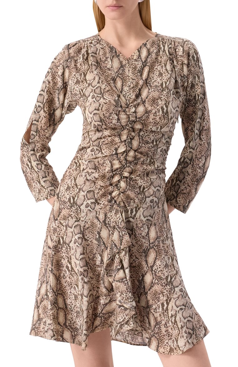 Шелковое платье ISABEL MARANT, арт. 25PR00748FA/C1J05I, фото 3