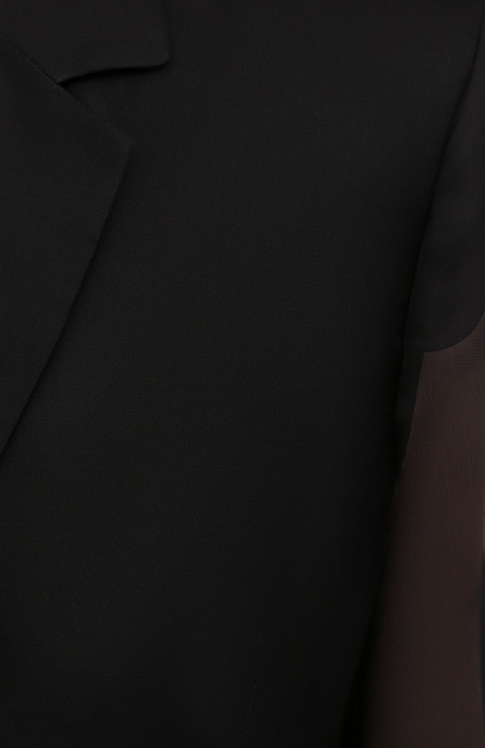 Шелковый жакет JIL SANDER черного цвета по цене 270500 руб., арт. JSWS135026-WS282500, фото 5 Шелковый жакет JIL SANDER, арт. JSWS135026-WS282500, фото 5