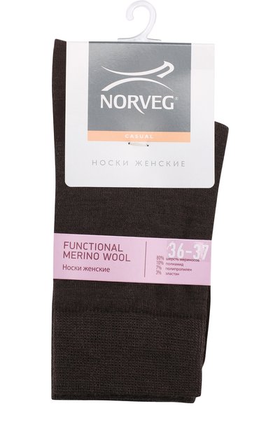 Женские однотонные шерстяные носки NORVEG, арт. 1FMWRU