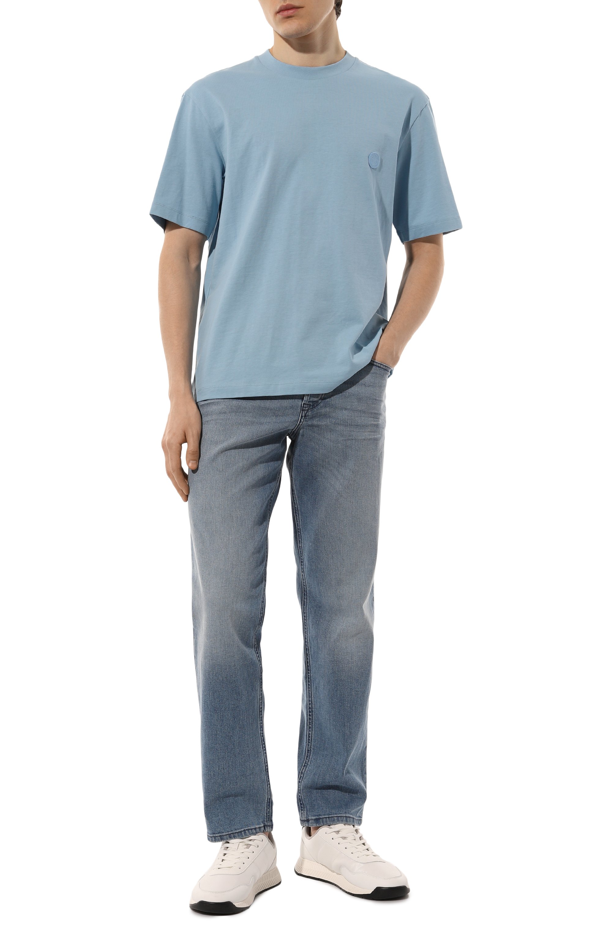 Хлопковая футболка HUGO BLUE, арт. 50519984, фото 2