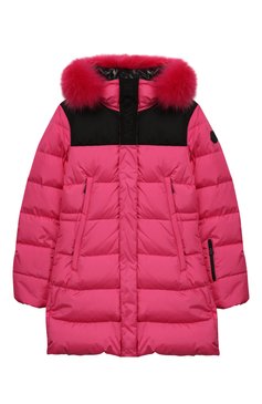 Детская пуховик plagnes MONCLER ENFANT фуксия цвета, арт. E2-954-49957-25-5399E/12-14A | Фото 1 (Кросс-КТ: Зима; Девочки Кросс-КТ: Пуховик-верхняя одежда; Рукава: Длинные; Материал внешний: Синтетический материал; Материал подклада: Синтетический материал; Материал утеплителя: Пух и перо; Статус проверки: Проверена категория)