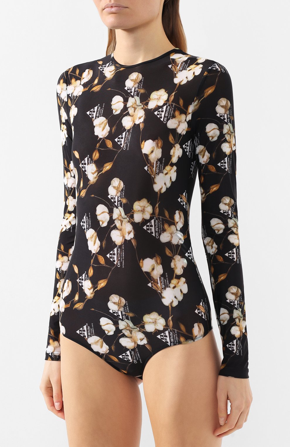Боди с принтом OFF-WHITE, арт. 0WDD009R19C990571000, фото 3