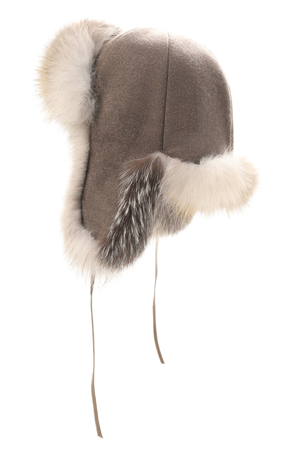 Кашемировая шапка-ушанка дарья с мехом лисы FURLAND, арт. 0194809610111600225, фото 2