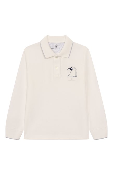Хлопковое поло BRUNELLO CUCINELLI, арт. BE854T327A