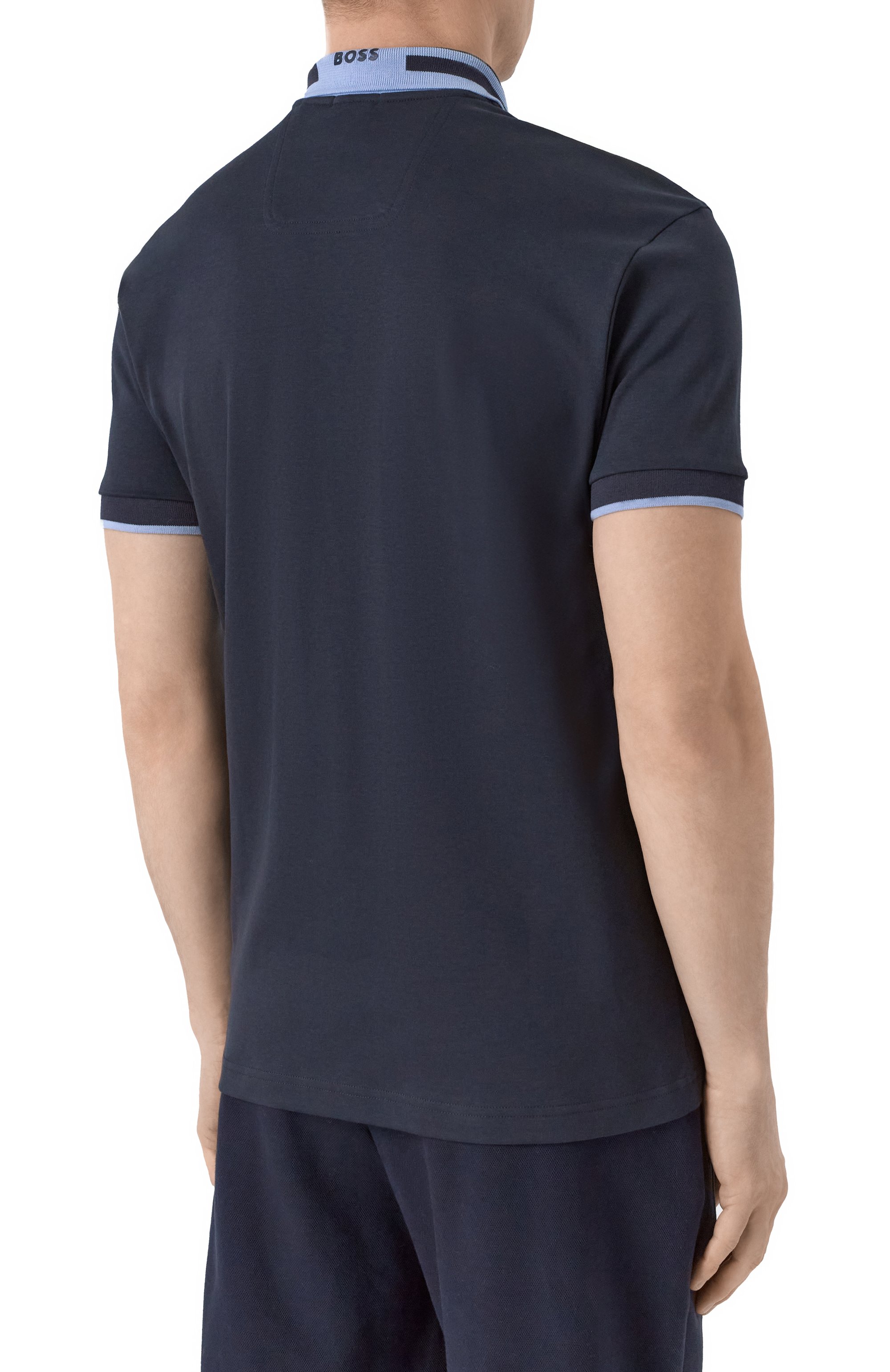 Хлопковое поло BOSS GREEN, арт. 50533272, фото 4