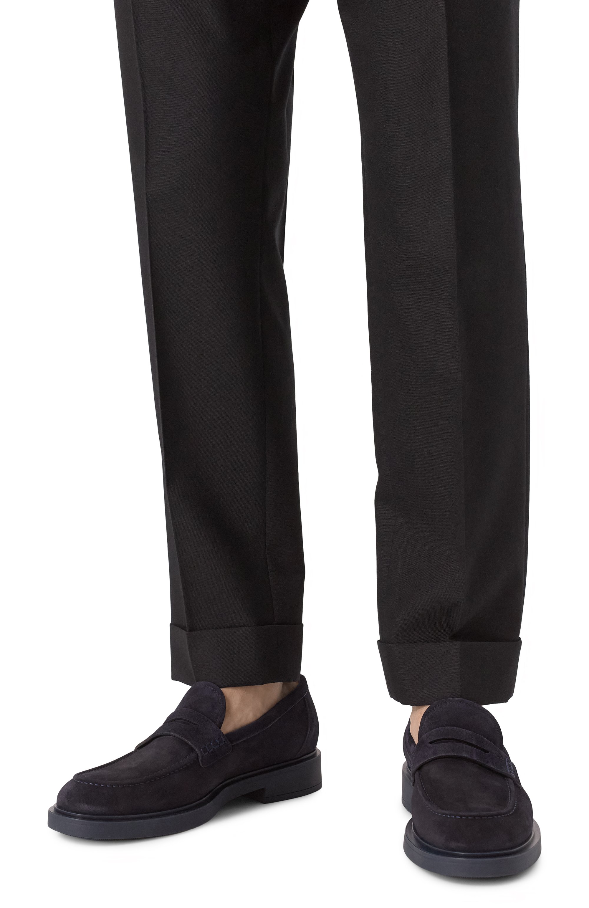 Замшевые пенни-лоферы harris GIANVITO ROSSI, арт. U25210.20G0M.SUEDENI, фото 3