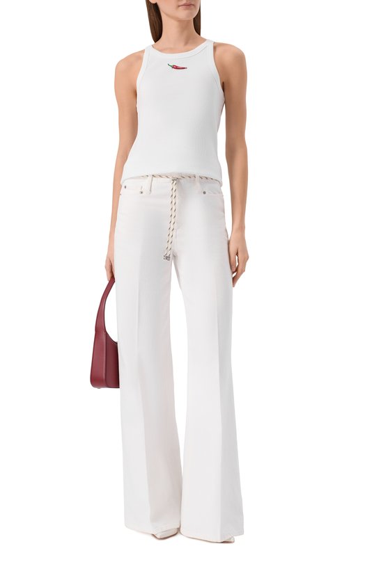 Хлопковая майка YANINA T-3178 Белый  T-3178 Фото 2