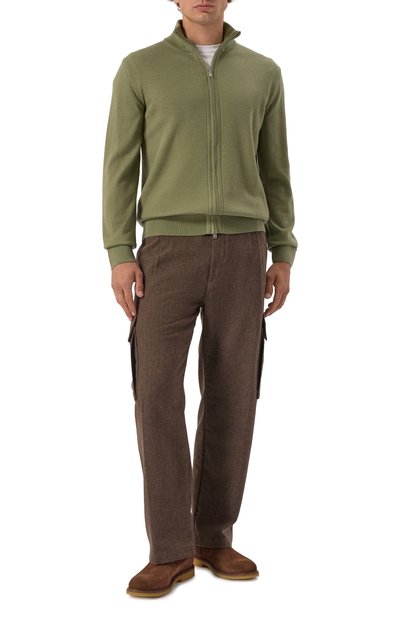 Брюки-карго из шерсти и хлопка HUGO, арт. 50541398, фото 2