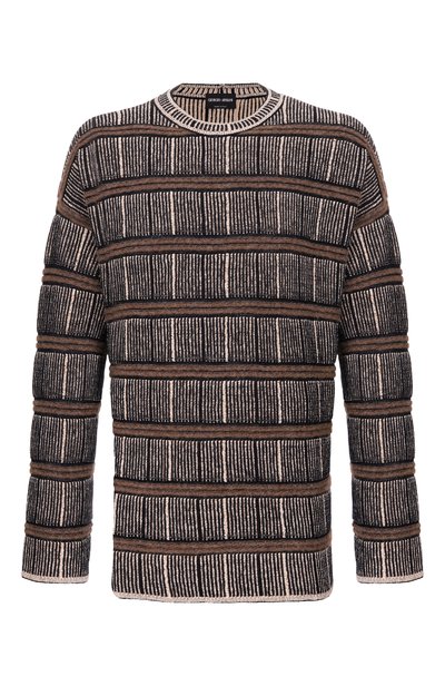 Мужской свитер из шелка и шерсти GIORGIO ARMANI, арт. GM004438/AF30091