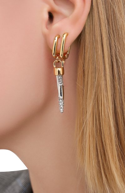 Клипсы CHLOÉ серебряного цвета по цене 62850 руб., арт. CHC20AFE28CH6, фото 2 Клипсы CHLOÉ, арт. CHC20AFE28CH6, фото 2