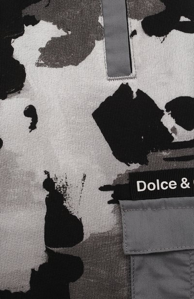Хлопковые джоггеры DOLCE & GABBANA серого цвета по цене 28500 руб., арт. L1JPCI/HS7E1, фото 3 Хлопковые джоггеры DOLCE & GABBANA, арт. L1JPCI/HS7E1, фото 3