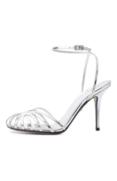 Кожаные босоножки blake 95 ALEVI MILANO, арт. L26SC003.R.0852601/MIRR0R LEATHER, фото 4