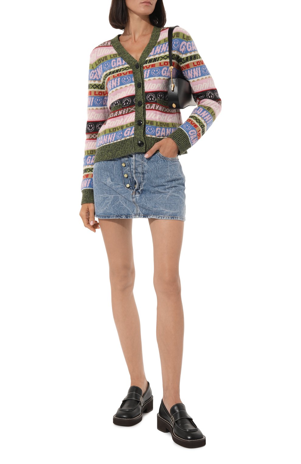 Джинсовая юбка GANNI, арт. J1132, фото 2