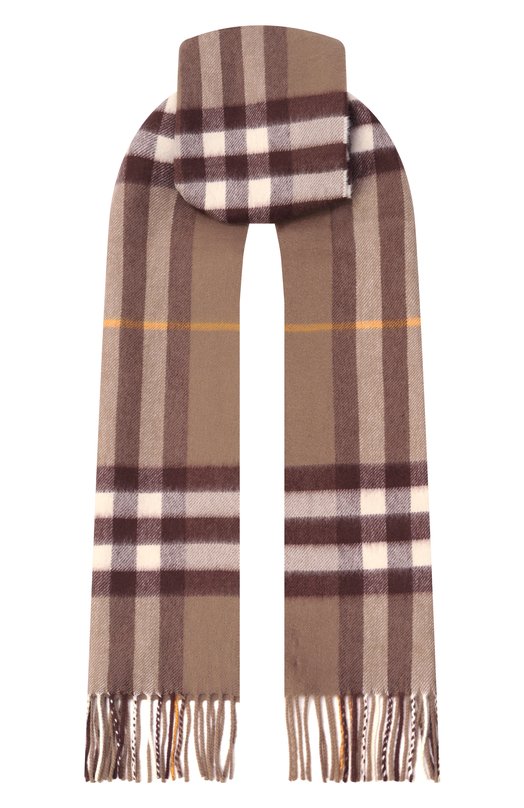 Кашемировый шарф Burberry 8112647 Коричневый 8112647