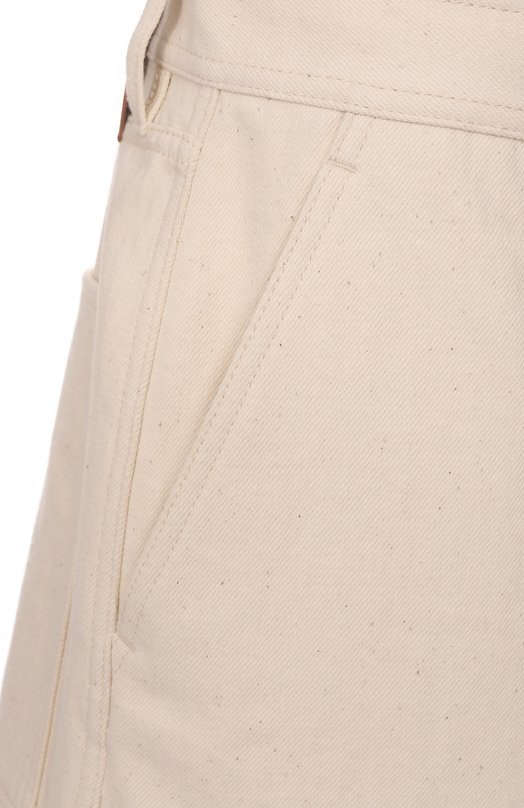 Джинсовые шорты Jil Sander J47KA0267/J46545 Кремовый  J47KA0267/J46545 Фото 6