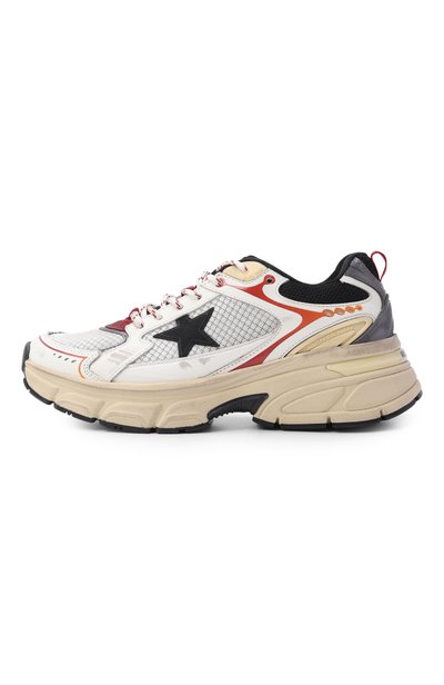 Комбинированные кроссовки lightstar GOLDEN GOOSE DELUXE BRAND, арт. GWF00724.F008465, фото 4