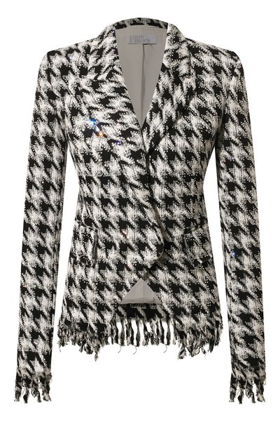 Женский твидовый жакет GIUSEPPE DI MORABITO, арт. 02SSJA095C 02300