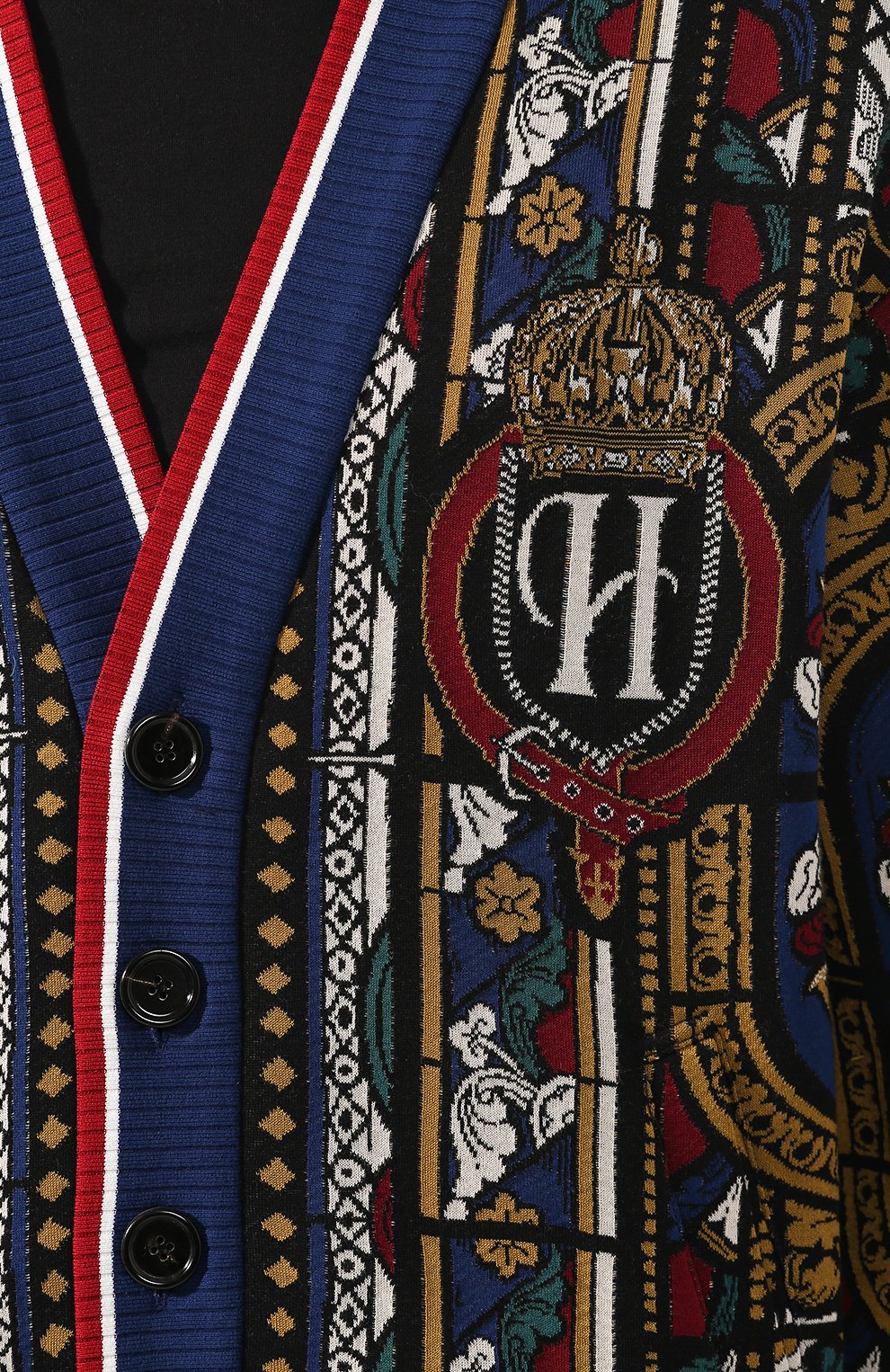 Хлопковый кардиган DOLCE & GABBANA, арт. G9RI1T/FJ7CH, фото 5