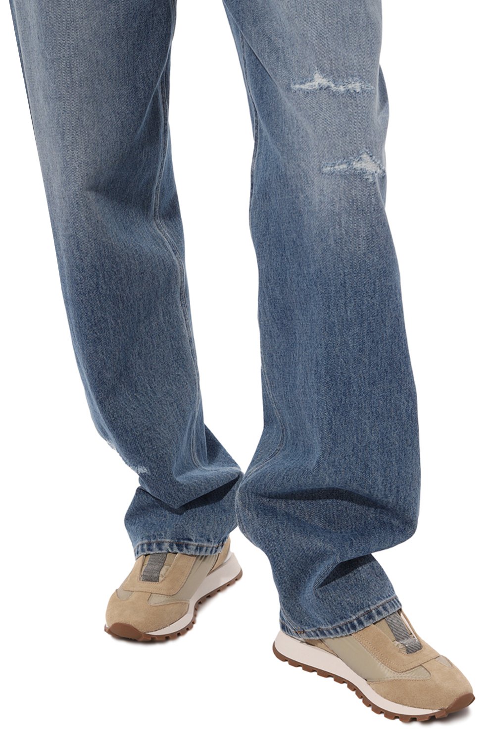 Комбинированные кроссовки BRUNELLO CUCINELLI, арт. MZSFGB1118, фото 3