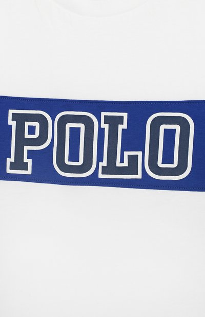 Хлопковая футболка POLO RALPH LAUREN, арт. 322737839, фото 3
