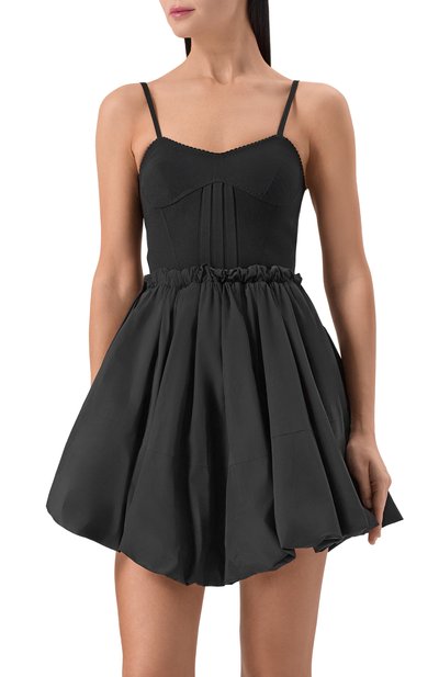 Комбинированное платье THE ATTICO, арт. 260WCA00460/PLL011AA, фото 3