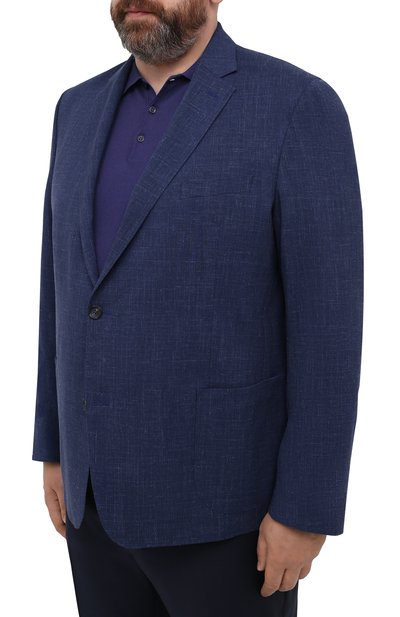 Пиджак из шерсти и льна EDUARD DRESSLER, арт. 7051/51014, фото 3