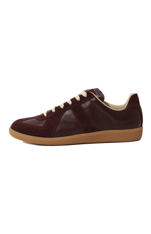 Кожаные кеды Replica Maison Margiela S57WS0236/P1895 Бордовый  S57WS0236/P1895 Фото 4