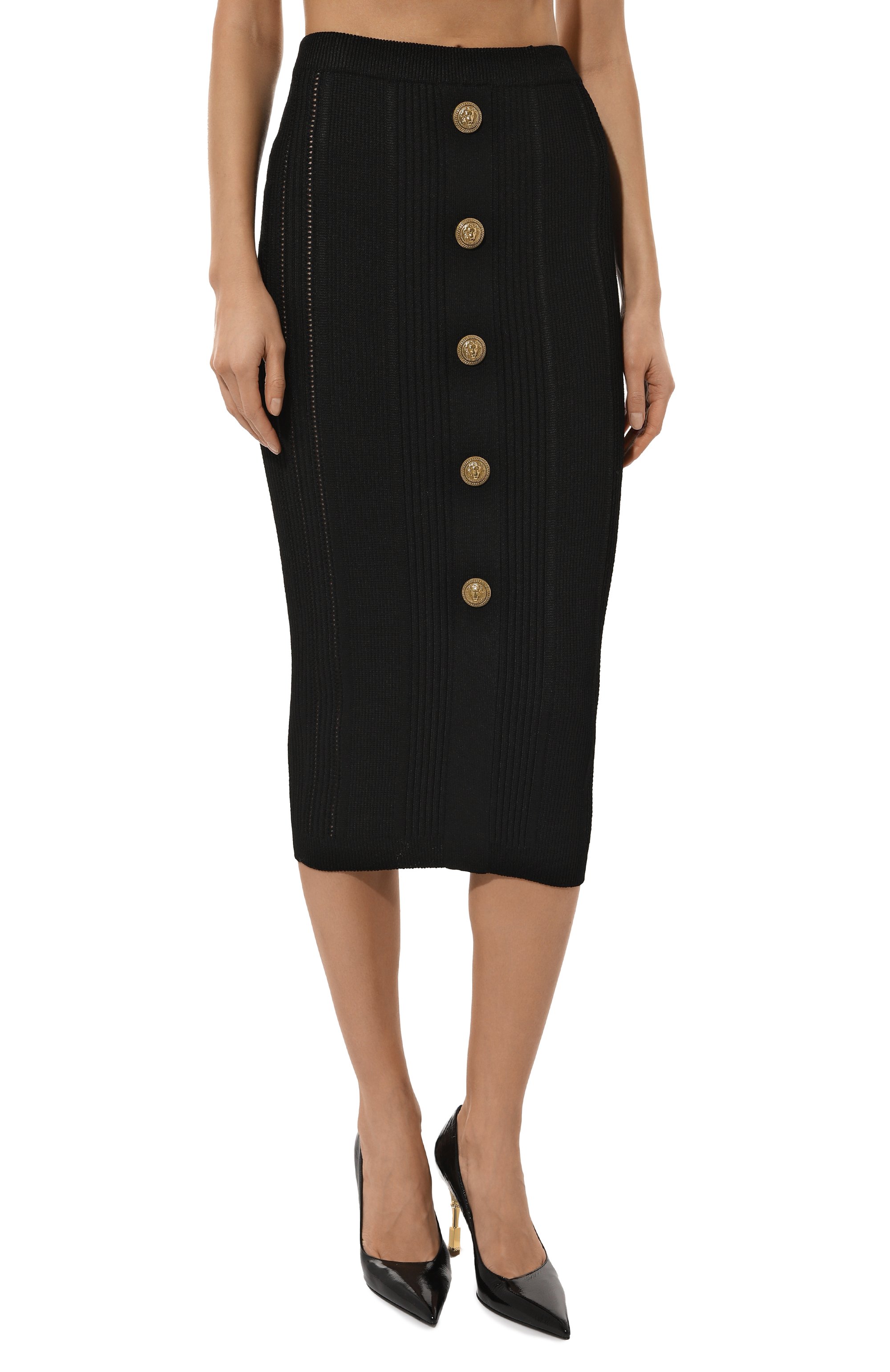 Юбка из вискозы BALMAIN, арт. CF1LD043/KF24, фото 3