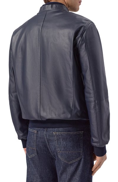 Двусторонний кожаный бомбер CORNELIANI, арт. 27L5W3/2720175, фото 4
