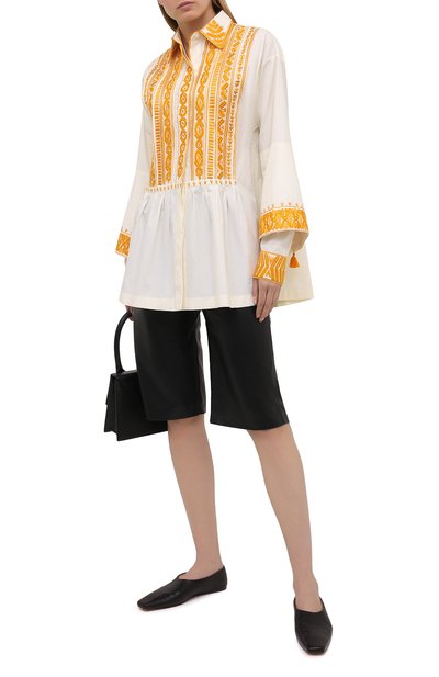 Блузка из хлопка DRIES VAN NOTEN, арт. 211-30750-2293, фото 2