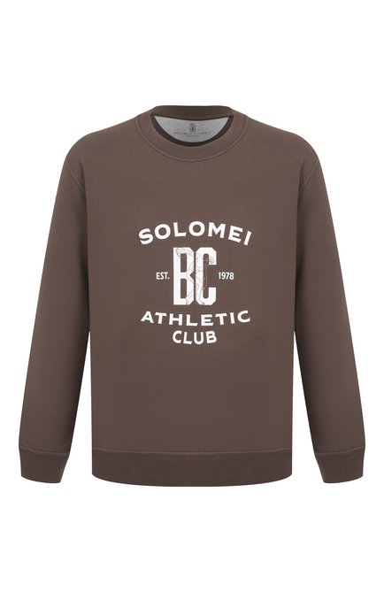 Мужской хлопковый свитшот BRUNELLO CUCINELLI, арт. MW8633380G