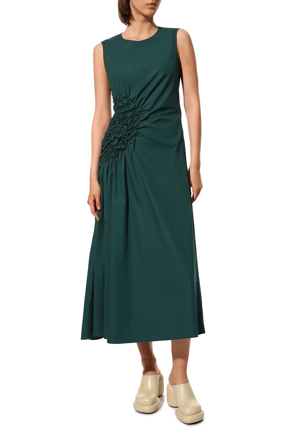 Хлопковое платье DRIES VAN NOTEN, арт. 221-011060-4046, фото 3