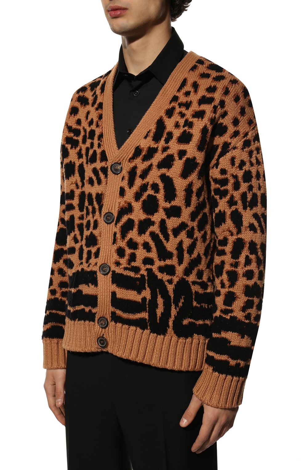 Кардиган из хлопка и шерсти DSQUARED2, арт. S74HA1244/S17928, фото 3