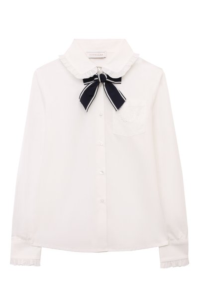 Хлопковая блузка MONNALISA, арт. 18DCAS, фото 1