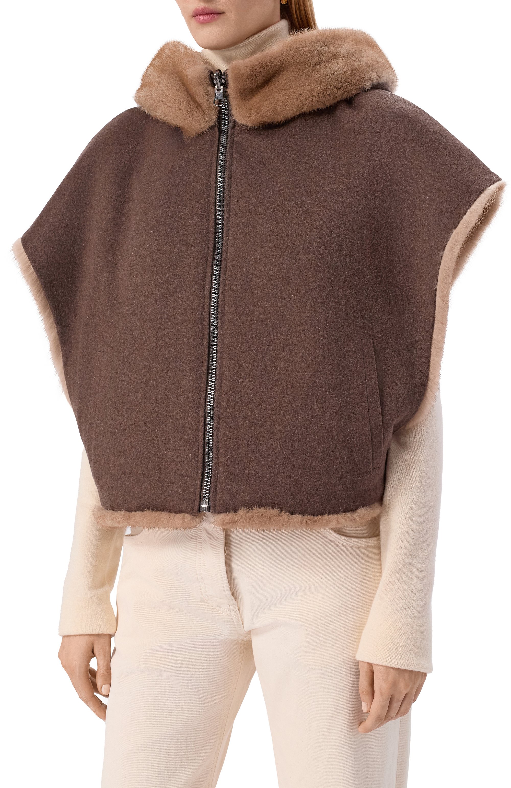 Двусторонний жилет из норки VICTORIA KUSENKOVA, арт. 821909133688, фото 6