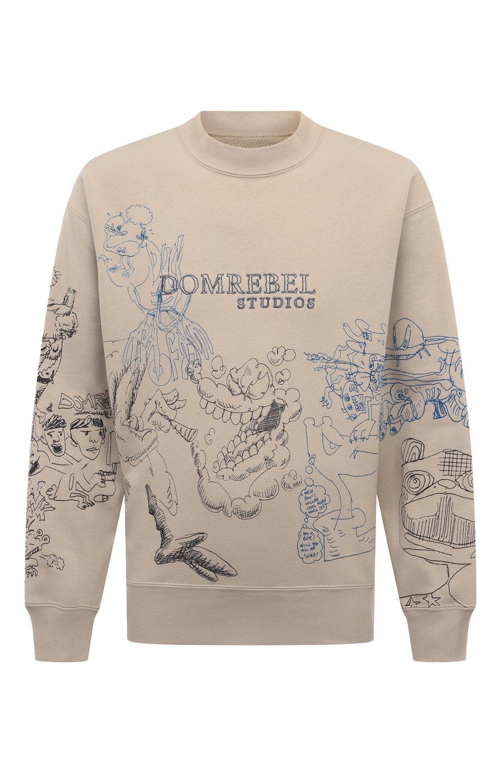 Хлопковый свитшот DOMREBEL, арт. M GIGGLES SWEATSHIRT/SWEATSHIRT, фото 1