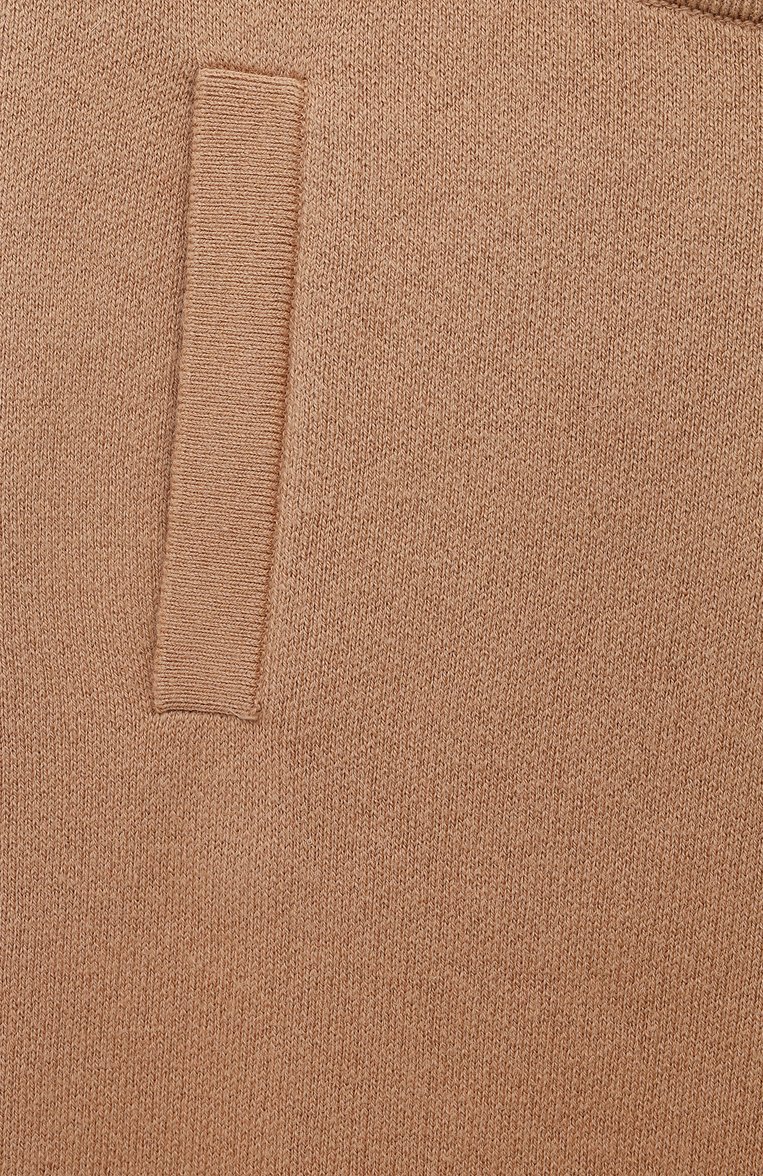 Детские джоггеры из хлопка и шерсти CHLOÉ бежевого цвета, арт. C14749/14A | Фото 3 (Материал внешний: Хлопок; Нос: Не проставлено; Материал сплава: Проставлено; Девочки Кросс-КТ: Джоггеры-одежда; Ростовка одежда: 13 - 15 лет | 158 см)