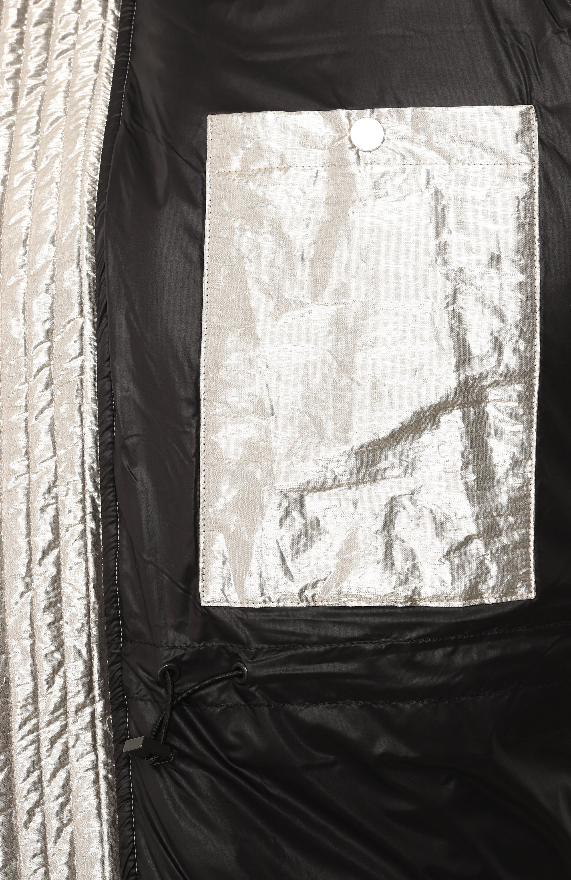 Пуховик MVST серебряного цвета по цене 281000 руб., арт. ICU0012/AS_SET, фото 7 Пуховик MVST, арт. ICU0012/AS_SET, фото 7