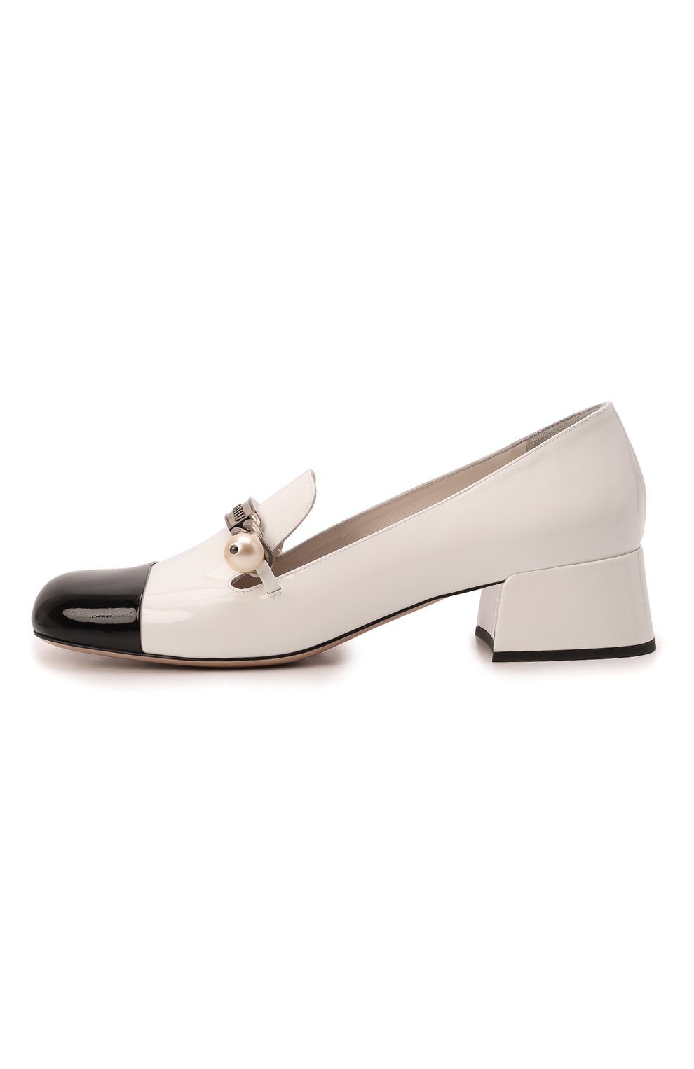 Кожаные туфли MIU MIU, арт. 5S657D-06E-F0964-035, фото 4