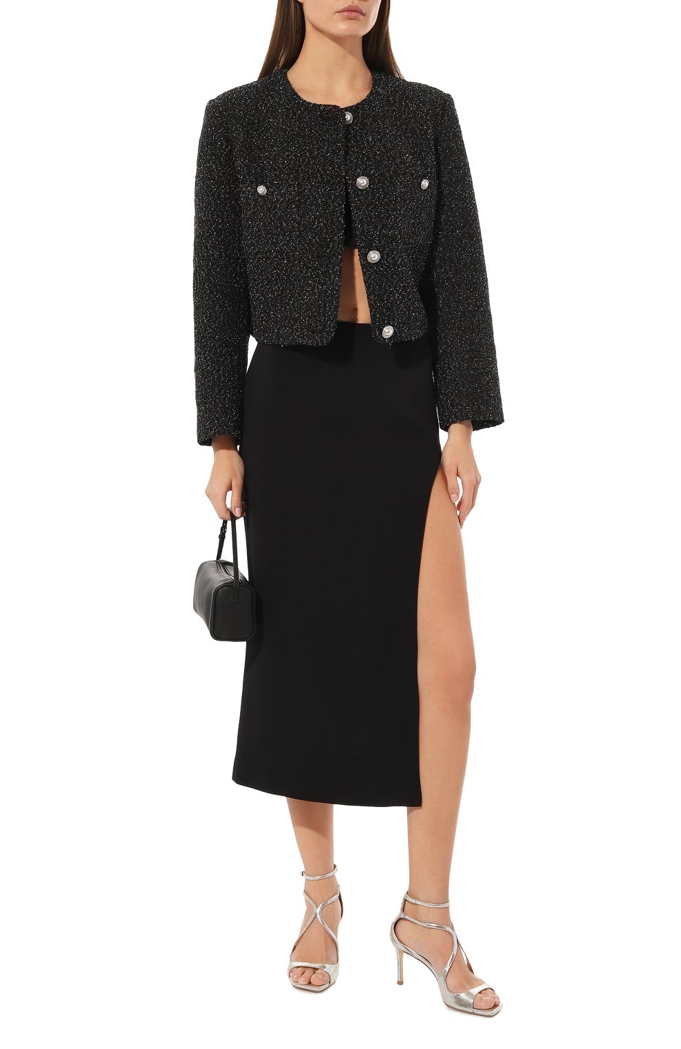 Кожаные босоножки azia 75 JIMMY CHOO, арт. AZIA75/GLECHAMPAGNE, фото 2