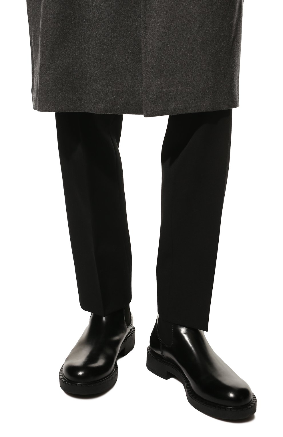 Кожаные челси PRADA, арт. 2TE168-P39-F0002, фото 3