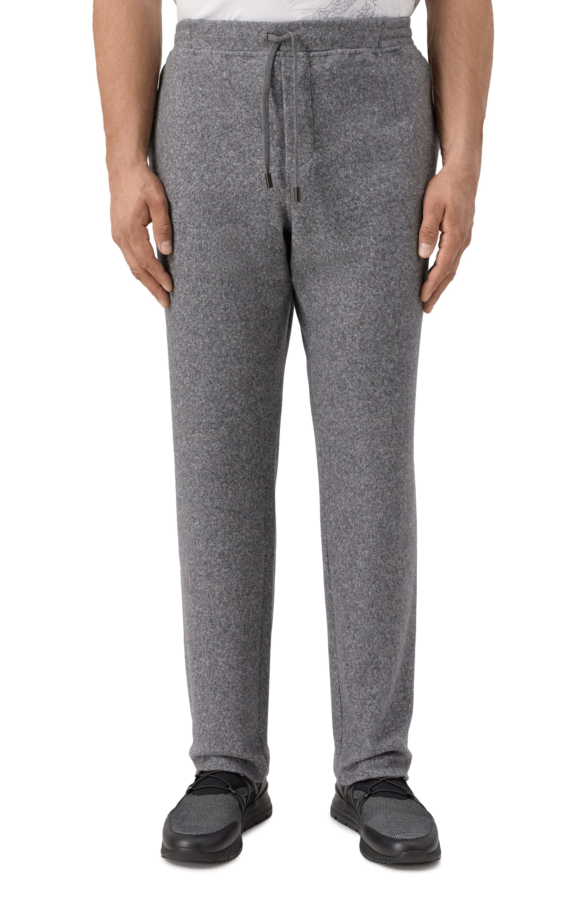 Брюки из хлопка и шерсти CAPOBIANCO серого цвета по цене 61400 руб., арт. 19M704.FS00./58, фото 3 Брюки из хлопка и шерсти CAPOBIANCO, арт. 19M704.FS00./58, фото 3