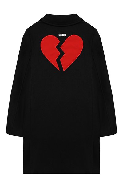 Шерстяное пальто MSGM KIDS, арт. 025146, фото 2