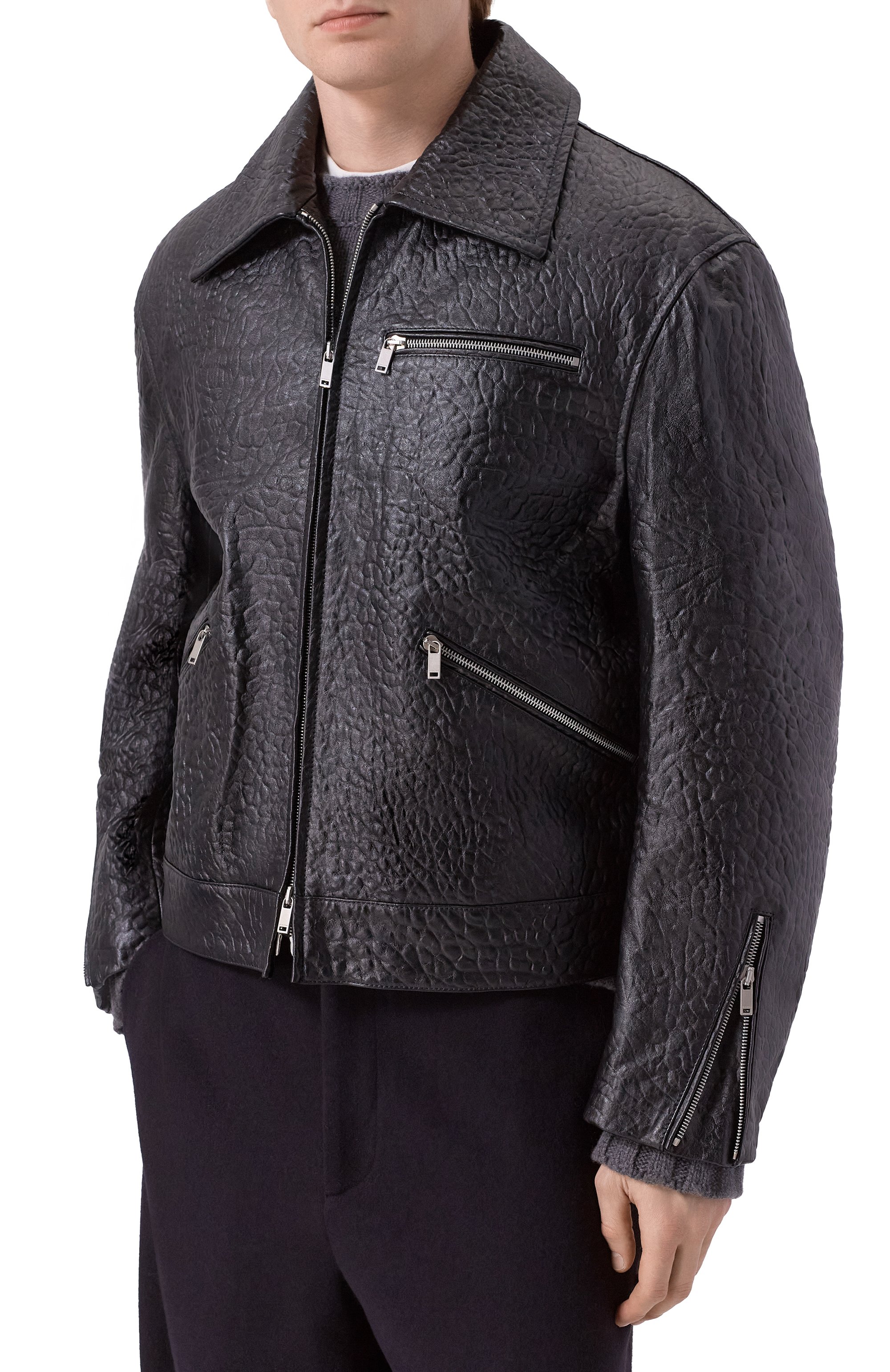 Кожаная куртка JIL SANDER, арт. J21SW0108/J07223, фото 3