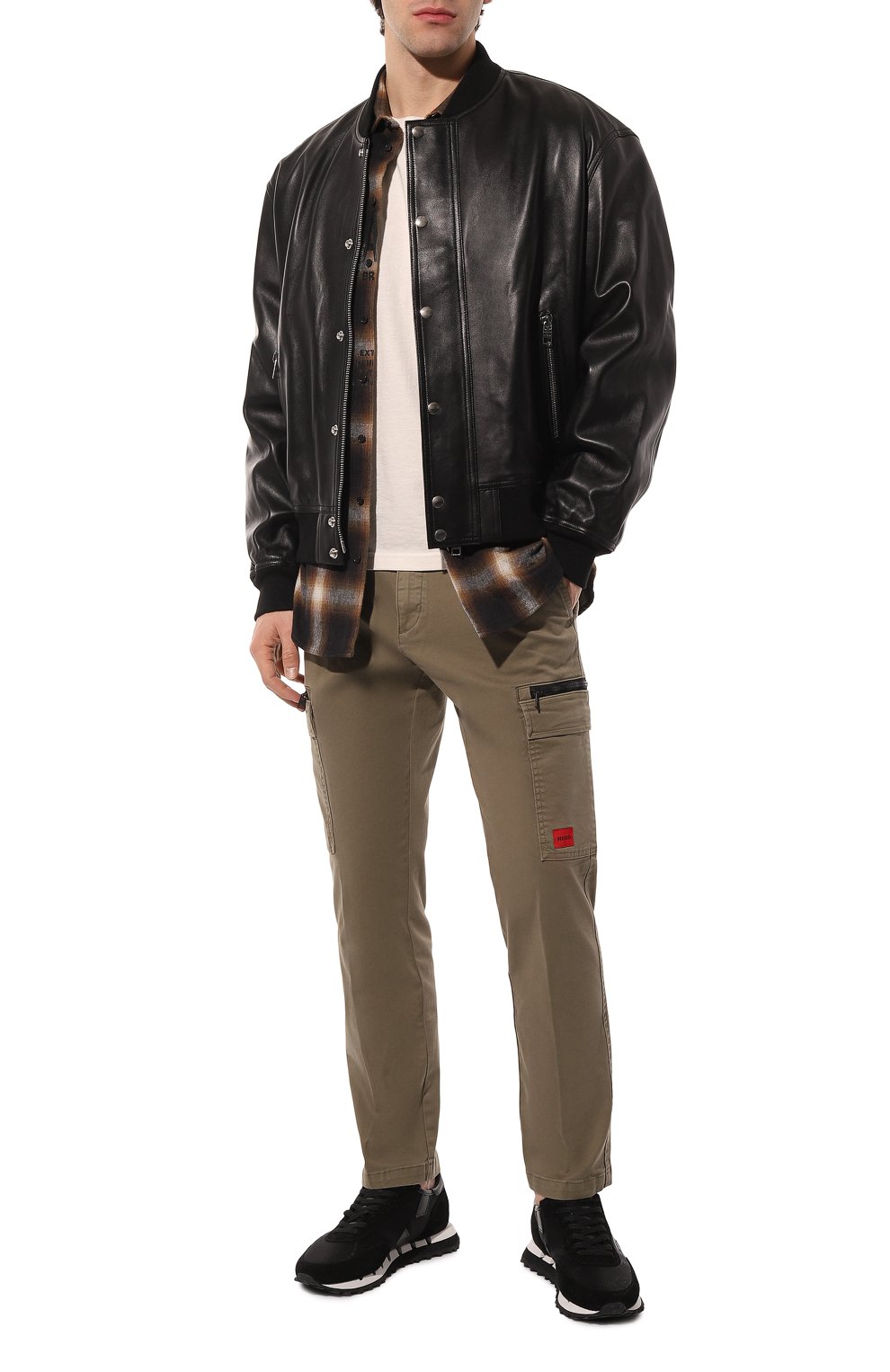 Хлопковые брюки-карго HUGO, арт. 50484022, фото 2