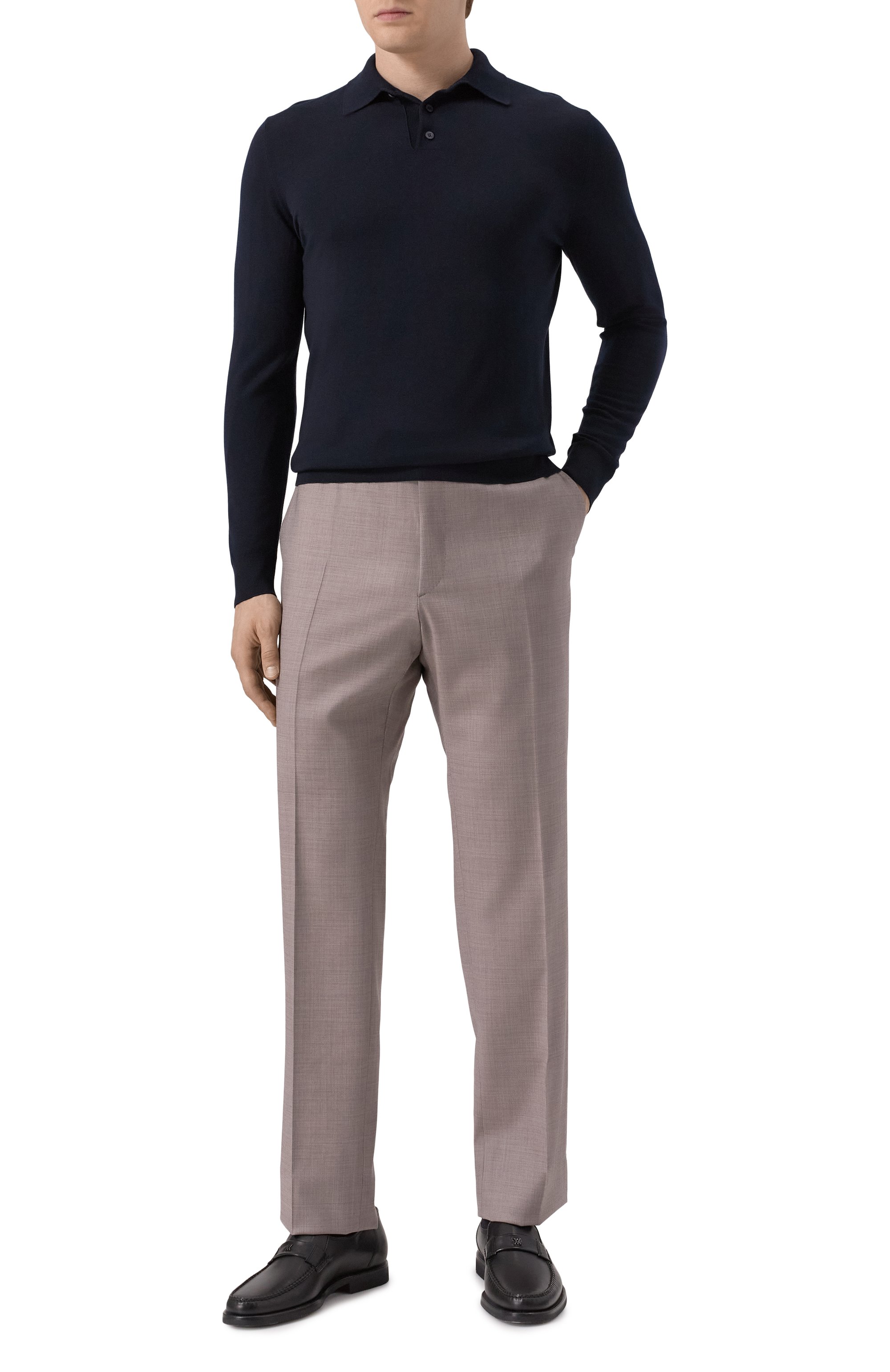 Шерстяные брюки BRIONI, арт. RPC60M-O4A7R, фото 2